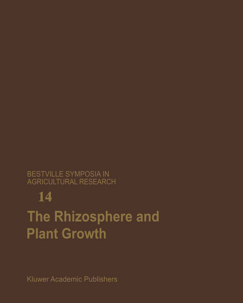 The Rhizosphere and Plant Growth - Donald L. Keister, Perry B. Cregan