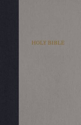 KJV, Thinline Bible, Compact, Cloth over Board, Navy/Gray, Red Letter Edition, Comfort Print -  Zondervan