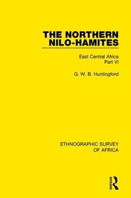 The Northern Nilo-Hamites - G. W. B. Huntingford