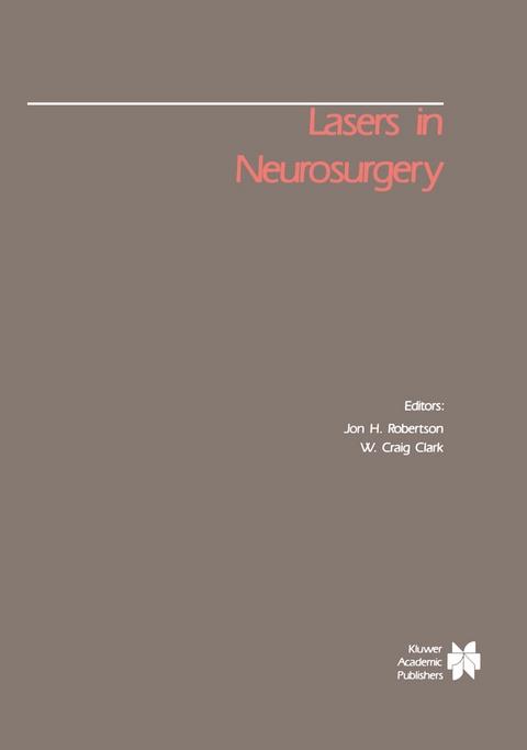 Lasers in Neurosurgery - 