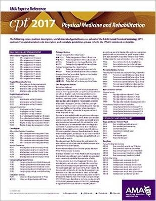 CPT 2017 Express Reference Coding Card: Physical Medicine and Rehabilitation -  American Medical Association