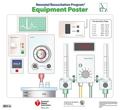 NRP Equipment Poster, 2016 - American Academy of Pediatrics, American Heart Association