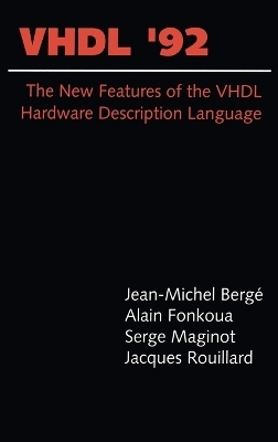 VHDL '92 - Jean-Michel Berge,  etc., Alain Fonkoua, Serge Maginot, Jacques Rouillard