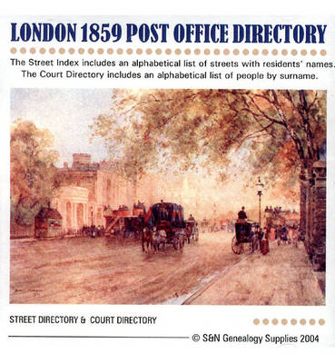 London 1859 Post Office Directory