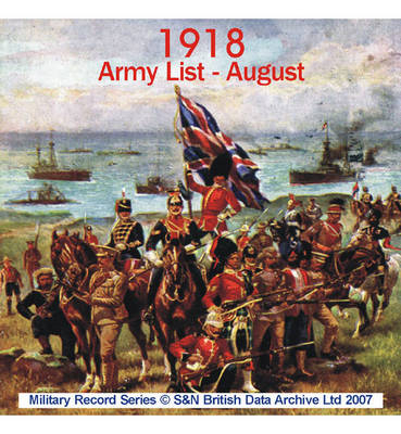 Army List 1918 - August