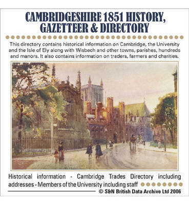 Cambridgeshire 1851 History, Gazetteer and Directory
