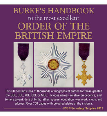 Burke's Handbook to the Most Excellent Order of the British Empire 1921