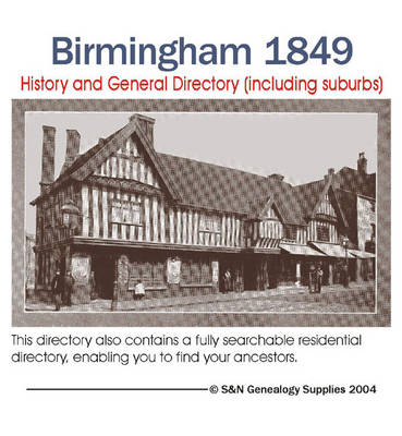 Birmingham 1849 Directory
