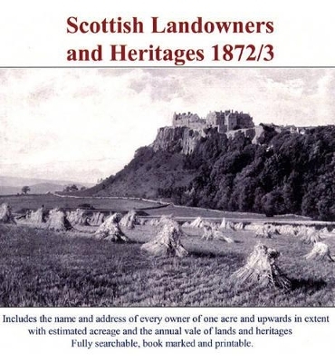 Scottish Landowners and Heritages 1872/3