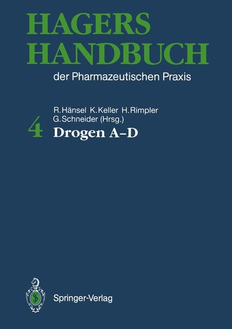 Handbuch der Pharmazeutischen Praxis -  Hager