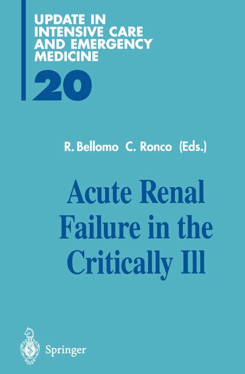 Acute Renal Failure in the Critically Ill - 