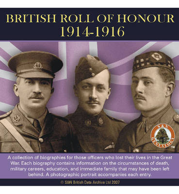 British Roll of Honour 1914-1916