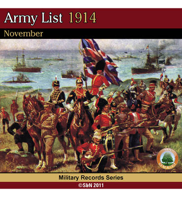 Army List 1914 - November