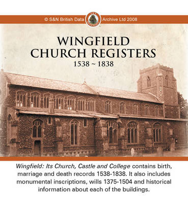 Suffolk, Wingfield Church Registers 1538-1838