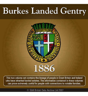 Burke's Landed Gentry 1886