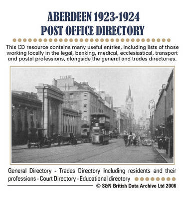 Aberdeenshire, Aberdeen 1923-1924 Post Office Directory