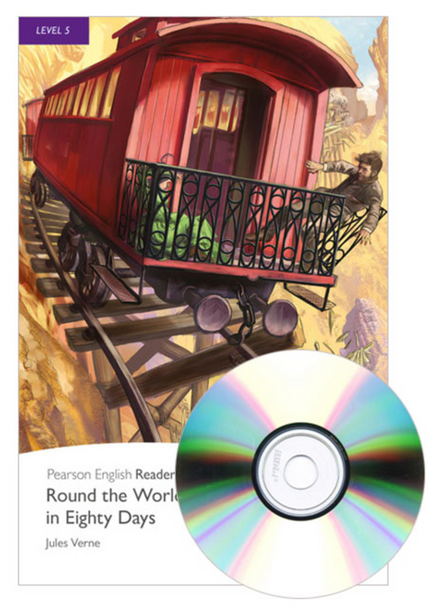 L5:Round World 80 Days Bk&MP3 Pk - Jules Verne