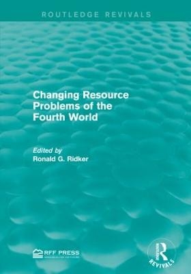 Changing Resource Problems of the Fourth World - 