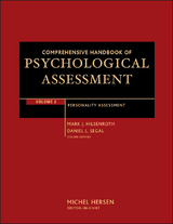 Comprehensive Handbook of Psychological Assessment, Volume 2 - 