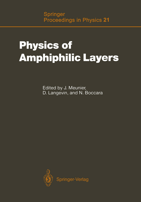 Physics of Amphiphilic Layers - 