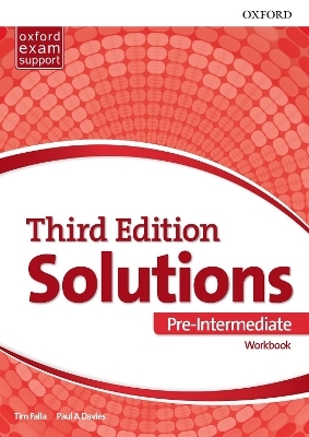 Solutions: Pre-Intermediate: Workbook - A Davies Paul, Falla Tim