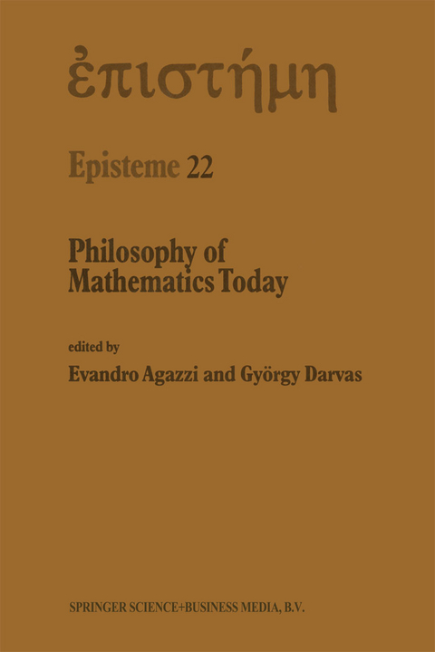 Philosophy of Mathematics Today - 
