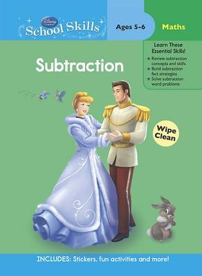 Disney Princess Learn Subtraction Workbook Age 5-6