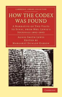 How the Codex Was Found - Agnes Smith Lewis