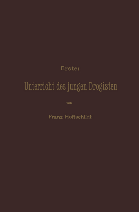 Erster Unterrieht des jungen Drogisten - NA Hoffschildt, NA Drechsler