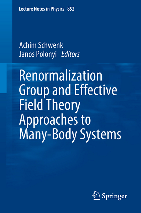 Renormalization Group and Effective Field Theory Approaches to Many-Body Systems - 