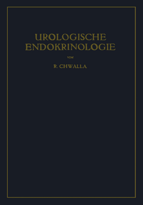 Urologische Endokrinologie - Rudolf Chwalla
