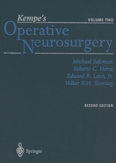 Kempe’s Operative Neurosurgery - 