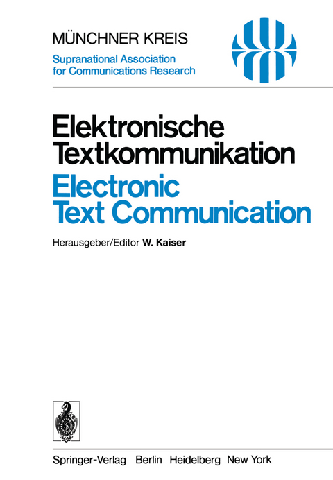 Elektronische Textkommunikation / Electronic Text Communication - 