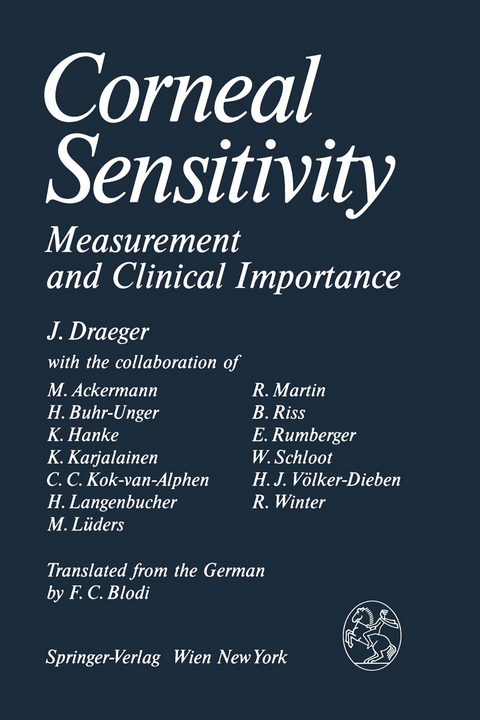 Corneal Sensitivity - Jörg Draeger