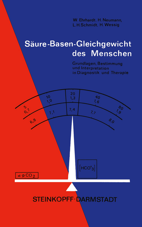 Säure-Basen-Gleichgewicht des Menschen - W. Ehrhardt, H. Neumann, L. Schmidt, H. Wessig