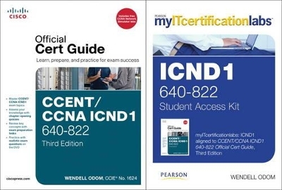 CCENT/CCNA ICND1 MyITCertificationlab 640-822 Official Cert Guide Bundle - Wendell Odom