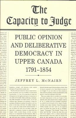 The Capacity To Judge - Jeffrey McNairn