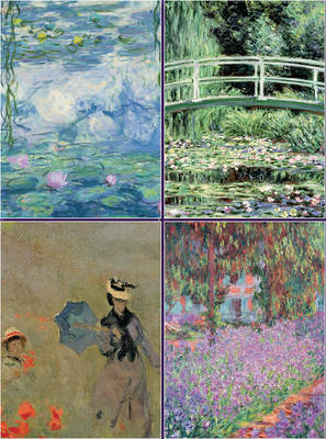 Set of Four Magnetic Notepads: Monet - 