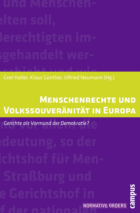 Menschenrechte und Volkssouveränität in Europa - 