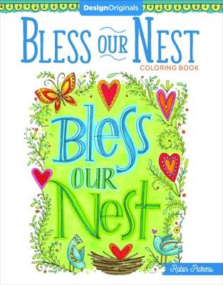 Bless Our Nest Coloring Book - Robin Pickens