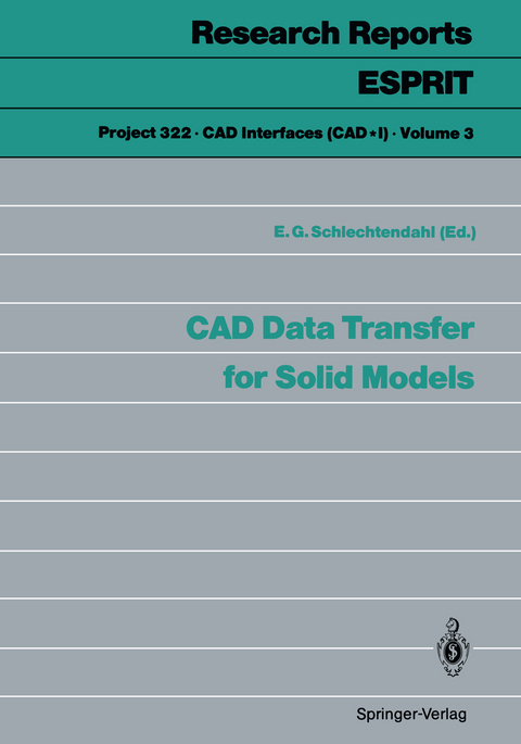 CAD Data Transfer for Solid Models - 