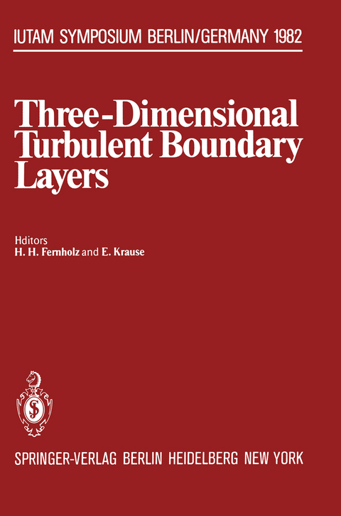Three-Dimensional Turbulent Boundary Layers - 