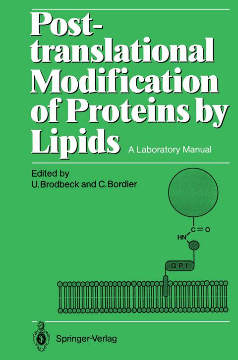 Post-translational Modification of Proteins by Lipids - 