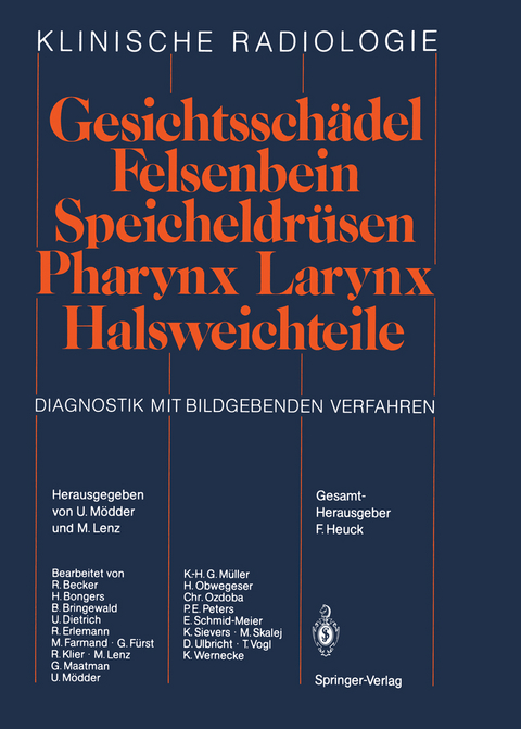 Gesichtsschädel Felsenbein · Speicheldrüsen · Pharynx · Larynx Halsweichteile - 