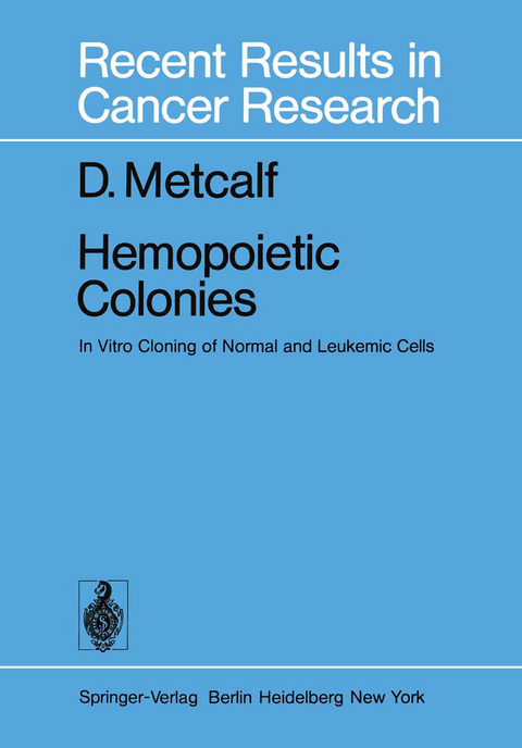 Hemopoietic Colonies - D. Metcalf