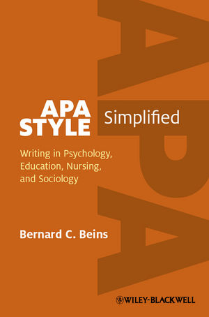 APA Style Simplified - Bernard C. Beins