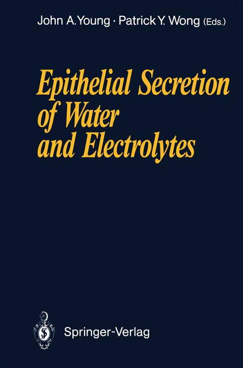 Epithelial Secretion of Water and Electrolytes - 