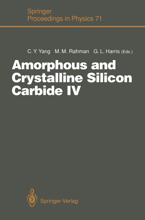Amorphous and Crystalline Silicon Carbide IV - 