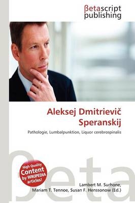 Aleksej Dmitrievi Speranskij - 