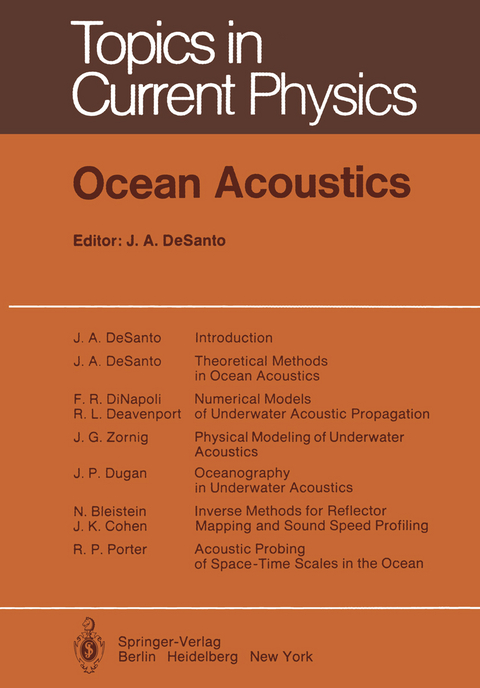 Ocean Acoustics - 